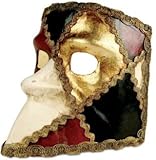 Karneval Venezianische Maske - Bauta scacchi colore