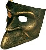 Karneval Venezianische Maske - Bauta bronzo