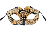 LannaMask Handgefertigte Venezianische Maske Augenmaske Colombina Ballmaske Karneval Fasching Kinder (C01)