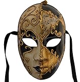 LannaKind Venezianische Maske Gesichtsmaske Volto Damen Karneval Ballmaske Maskerade Wand-DekoV03