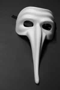Venezianische Maske: Zanni